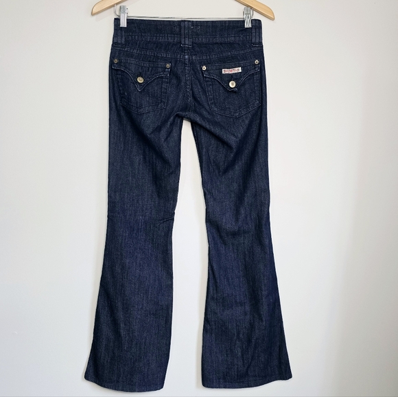 Hudson Jeans Wide Leg Trouser Dark Wash Sz 26 W570DWS A00441 - Picture 2 of 11